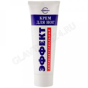 Эффект крем д/ног 80мл антибактериальный/6