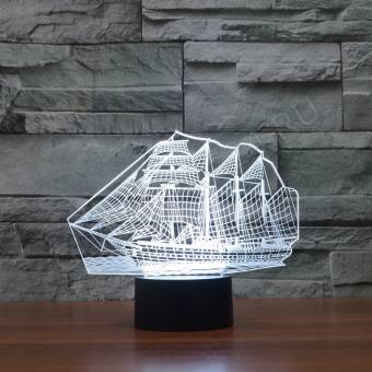 Ночник Camelion NL-404 (Led наст. свет-к, 3Вт, RGB, USB)