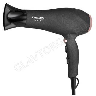 Фен DELTA DL-0941 2200Вт черно-розовый 