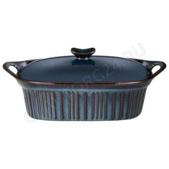 ФОРМА 2000МЛ Д/ЗАПЕКАНИЯ С КРЫШКОЙ REACTIVE BLUE 33*23*9,5/13СМ/4 арт. 780-146