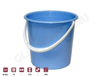 Ведро 10л (уп.10) М007