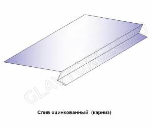 Слив карнизный 1,25