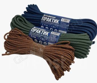 Шнур плетеный Практик 10 мм, 20м