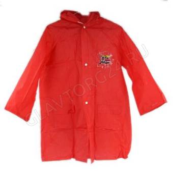 Дождевик детский плотный ПВХ, "Львенок", 50х75см, 4 цвета
