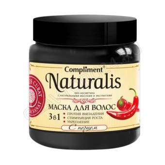 Compliment Naturalis Маска для волос с перцем 3в1(пр.выпадения, стим.роста, укрепл.) 500мл/12