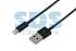 картинка Кабель USB штекер-Lightning штекер REXANT 18-1122 1м ПВХ 1А черный от компании ГлавТорг Красноярск