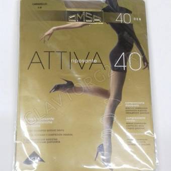Колготки женские OMSA ATTIVA 40den 4/L caramello капрон
