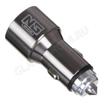 Зарядное устройство автомобильное 738-020 2xUSB 12-24B 2,4A 