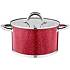 картинка КАСТРЮЛЯ 6,0Л AGNESS СО СТЕКЛ. КР. НЕРЖ.СТАЛЬ RED MARBLE 24*13,5СМ/6 арт. 937-324 от компании ГлавТорг Красноярск