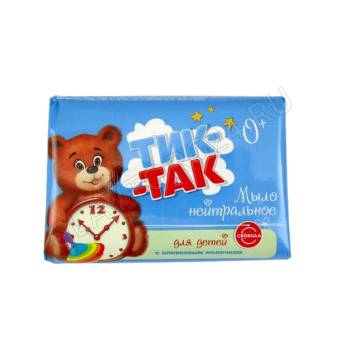Тик-так Дет/мыло 90г Оливковое молочко/72