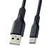 картинка Кабель USB штекер-Type-C штекер PERFEO U4907 1м силиконовый черный от компании ГлавТорг Красноярск