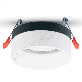 Свет. Camelion LGX53-01 C01 (Встраиваемый св-к, черный , IP20)