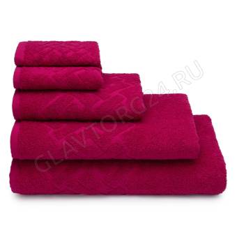 Полотенце махровое хлопок 50*90см Донецк ПТ-2601-05583 1 сорт Baldric 18-2328 фуксия