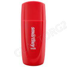 Модуль памяти 16Gb USB 2.0 SmartBuy Scout красный