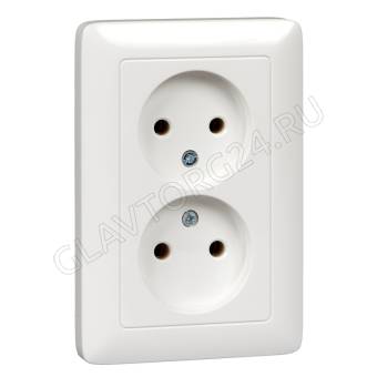Розетка 2 СП Хит (аналог 240160) RS16-235-B