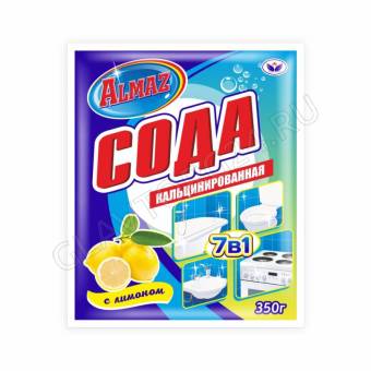 Almaz кальцинированная сода 350 гр. лимон (30 шт.)