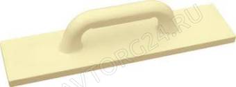 Терка полиуретановая желтая Профи 120х240мм/05573