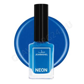 Лак JEANMISHEL НЕОН т 326 6мл Neo Blue