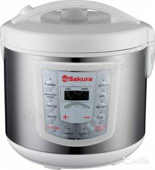Мультиварка SAKURA SA-7753W 5л 800Вт 37 программ белый