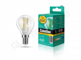 Лампа светод. Camelion LED7-G45-FL/830/E14 (Эл.лампа светодиодная 7Вт 220В)