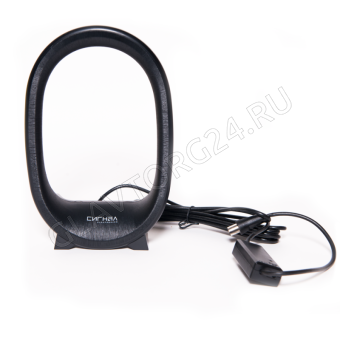 Антенна комнатная DVB-T2 и ДМВ активная Сигнал SAI-655 кабель 3м