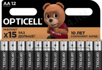 OPTICELL АА- 12 батарейки ЦЕНА ЗА 1шт(выписывать по 12шт)