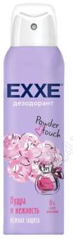 EXXE Женский дезодорант 150 мл спрей Пудра и нежность Powder touch/6
