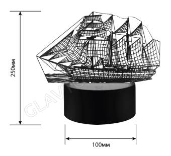 Ночник Camelion NL-404 (Led наст. свет-к, 3Вт, RGB, USB)