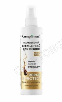 Compliment Несмываемый крем-спрей для волос 15 в 1, 250мл