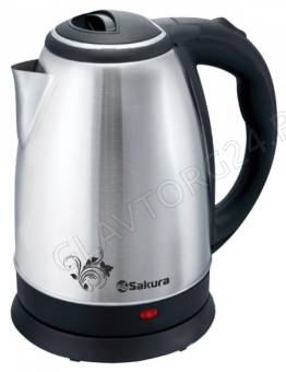 Чайник электрический SAKURA SA-2134S 1,8л 1,8кВт нерж.сталь 
