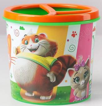 Подставка д/карандашей "44 котёнка" 0,5л (уп.30)