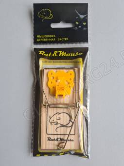 Мышеловка деревянная ЭКСТРА Rat&Mose 144шт