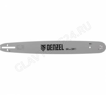 Шина для бензопилы DGS-5820, длина 50 см (20"), шаг 0,325", паз 1,5 мм, 76 звеньев// Denzel