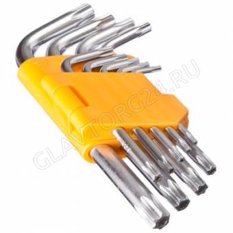 Набор ключей Ермак TORX-профиль 9пр.(50*3мм-125*9мм)