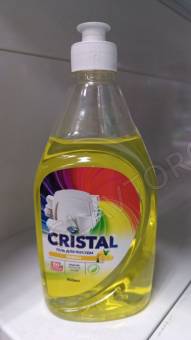 Гель для посуды CRISTAL "Лимон" 450мл. (1*9 шт)