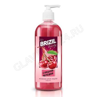 BRIZIL BEAUTY Крем-мыло жидкое 1л с дозат. сладкая черешня