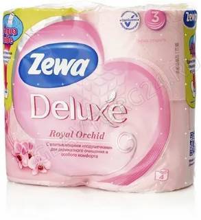 Туалетная бумага Zewa Delux 3сл. 4 рул орхидея/14