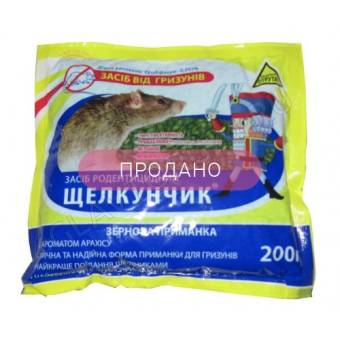 Щелкунчик приманка для мышей и крыс 100г/100шт