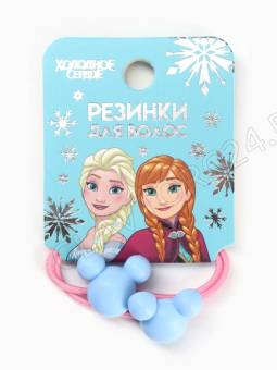 Резинка для волос, набор 2 шт,  Холодное сердце 10048382