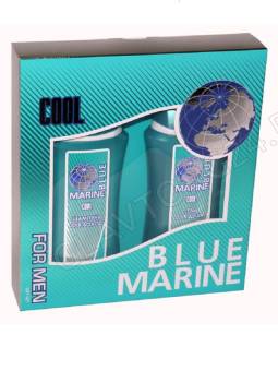 Набор подарочный Blue Marine COOL  091M (Шампунь 250 +  Гель д/душа 250) муж (MINI)