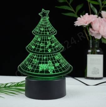 Ночник Camelion NL-406 (Led наст. свет-к, 3Вт, RGB, USB)