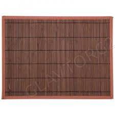 Салфетка сервировочная бамбук на подложке EVA BM-05 темно-коричневый 