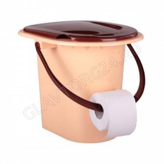 Ведро-туалет 13л (со съемной ручкой) (уп.10)