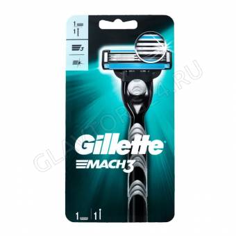 Gillette Mach3 Станок мужской с 1 кассетой 