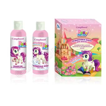 ПН Compliment Pony little star №1170 (шампунь 250мл + пена д/ванн 250мл + магнит), 10шт