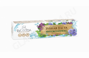 SVOBODA з/п ФИТОКОМПЛЕКС 124гр лам.туба футляр/24 