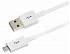 картинка Кабель USB штекер-MicroUSB штекер REXANT 18-4269-20 1м ПВХ 1А белый от компании ГлавТорг Красноярск