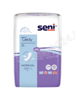 Урологические прокладки Seni LADY normal 20шт арт.SE-095-NO20-RU5) /20шт
