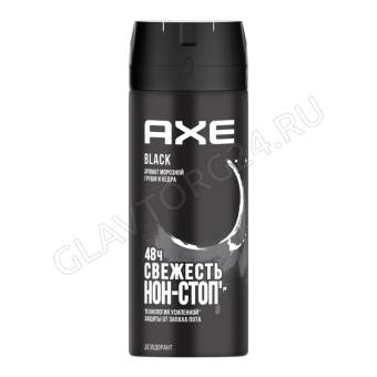 AXE дезодорант-аэрозоль 150мл д/муж БЛЭК/6