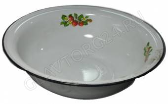 Таз эмалир. 16,0л Клубника садовая С3026*59